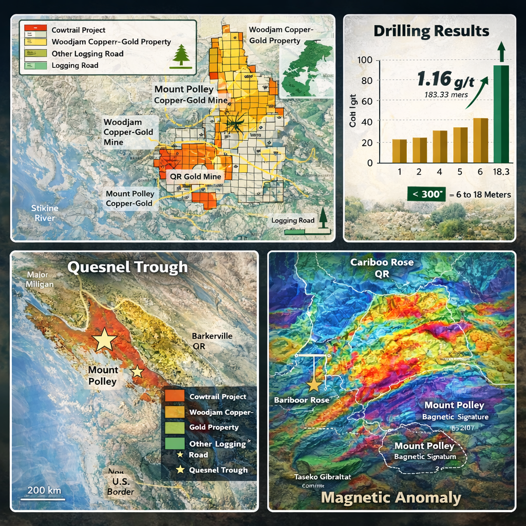 Geological maps and project location data for SilverGold Mountain, Mexico